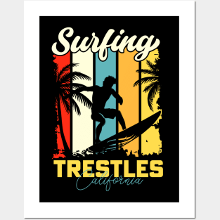 Surfing | Trestles, California Posters and Art